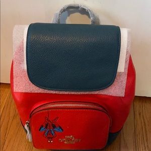 Coach SM leather Spider-Man backpack